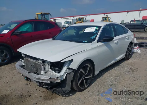 2022 Honda Accord Sport из США, поврежденный, VIN 1HGCV1F34NA084820